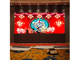 某酒店移動(dòng)對開屏